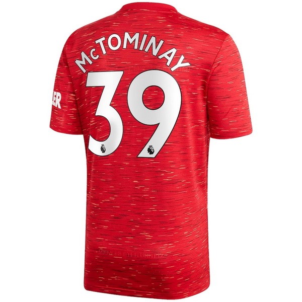Camiseta Manchester United NO.39 McTominay 1ª Kit 2020 2021 Rojo